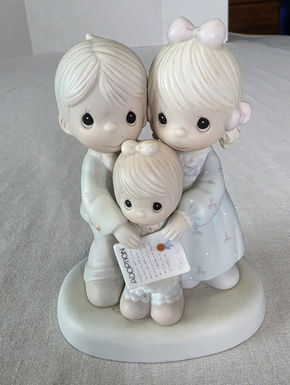 Precious Moments “God Bless The Day We Found You” Girl Adoption Figurine 1994